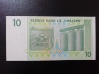 Лот: 15263198. Фото: 2. Зимбабве - 10 долларов 2007 UNC. Банкноты