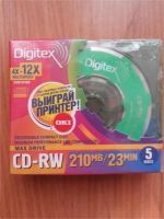 Лот: 8165179. Фото: 2. иски CD-R 210mb/23min Digitex... Носители информации