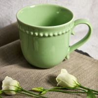 Лот: 22041321. Фото: 2. Чашка Grace, зеленая. Посуда, кухонная утварь
