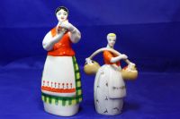 Лот: 19706318. Фото: 7. Фарфор статуэтка Девушка с куманцом...