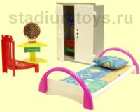 Лот: 3321010. Фото: 2. Игрушка "Набор мебели Спальня... Игрушки