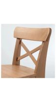 Лот: 25669738. Фото: 3. Детский стул IKEA ингольф, коричневый. Мебель