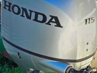 Лот: 25650023. Фото: 3. 4х-тактный лодочный мотор HONDA... Авто, мото, водный транспорт