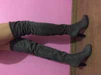 Лот: 5481557. Фото: 2. Ботфорты стильные 36-36,5. Женская обувь