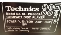 Лот: 25889670. Фото: 6. CD проигрыватель Technics SL-PG380AB