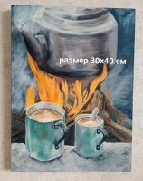 Лот: 24990983. Фото: 6. Картина масло на холсте пейзаж...