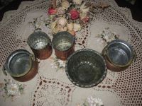 Лот: 10619400. Фото: 2. Антикварные медные котелки кашпо... Антиквариат