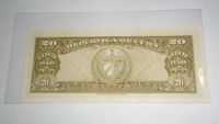 Лот: 20578284. Фото: 2. Куба , 20 песо , 1960 г. , Aunc... Банкноты