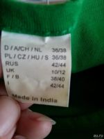 Лот: 8835300. Фото: 2. Зеленая футболка. Женская одежда