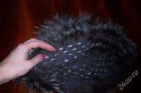 Лот: 281673. Фото: 2. Шапка черно-бурая лиса. Женская одежда