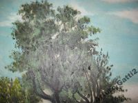 Лот: 6060698. Фото: 4. Пейзаж R.RIER масло холст 1960-е... Красноярск