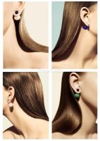 Лот: 4809054. Фото: 3. Пусеты в стиле Dior (серьги- шарики... Красноярск