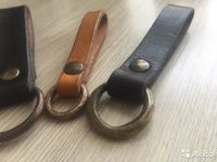 Лот: 11720633. Фото: 2. Подвеска на ключи из кожи, оберег. Ручная работа