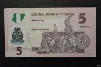 Лот: 13025011. Фото: 2. (97) Нигерия 5 найра 2011, UNC... Банкноты