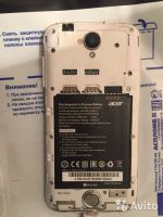 Лот: 11055756. Фото: 2. Acer z330 white. Смартфоны, связь, навигация