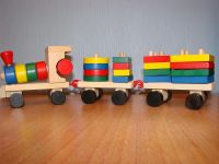 Лот: 3686836. Фото: 3. Паровоз сортер логический деревянный. Дети растут