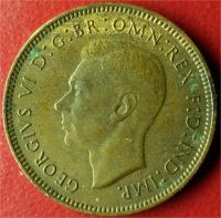 Лот: 7098172. Фото: 2. Великобритания 1 фартинг 1948... Монеты