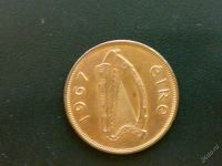 Лот: 103912. Фото: 2. Ирландия 1 пенни 1967 г. Монеты
