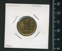 Лот: 17004322. Фото: 2. (№ 7390 ) Испания 1 Песета 1980... Монеты
