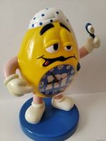 Лот: 18201814. Фото: 3. Часы-будильник M&Ms синий. Домашний быт