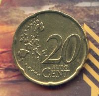 Лот: 3599311. Фото: 2. италия 20 евроцентов (ец) 2002... Монеты