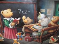 Лот: 6227403. Фото: 3. Картина на жести большая мишки... Красноярск