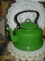 Лот: 9694097. Фото: 2. Чайник эмалированный. Посуда, кухонная утварь
