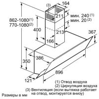 Лот: 14541970. Фото: 4. Вытяжка Bosch DWK065G20R. Красноярск