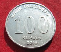 Лот: 20128185. Фото: 2. Индонезия 100 рупий, 2016 г. Монеты