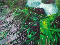 Лот: 12648824. Фото: 2. Панно "Горный ручей" 90х75см из... Картины, панно