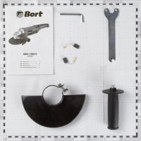 Лот: 20036428. Фото: 2. Угловая шлифмашина Bort BWS-1700-S... Инструмент и расходные