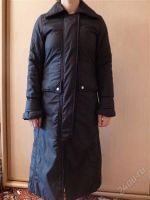 Лот: 2731346. Фото: 2. Плащ черный, размер 42-44. Женская одежда