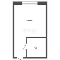 Лот: 23266432. Фото: 10. Продам 1-комн. кв. 16.2 кв.м...