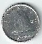 Лот: 16507447. Фото: 2. 10 центов 1943 года. Северная... Монеты