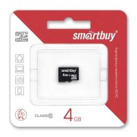 Лот: 16588153. Фото: 2. Карта памяти MicroSD 4 GB SmartBuy... Носители информации