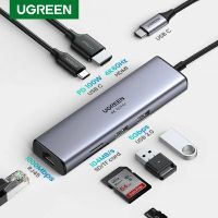 Лот: 24848665. Фото: 3. USB-хаб UGREEN USB-C Multifunction... Компьютеры, оргтехника, канцтовары