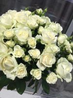 Лот: 13952388. Фото: 3. Букет Белые Розы. Сувениры, подарки