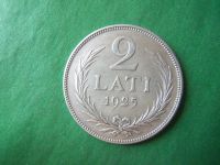 Лот: 19014488. Фото: 5. Латвия 2 лата 1925 г., серебро...