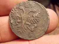 Лот: 15235196. Фото: 4. Отличная редкая Денга 1731 годаю... Красноярск