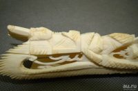 Лот: 14930614. Фото: 7. Фигурка ручной работы из кости...