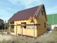 Лот: 15024671. Фото: 11. Брусовой дом 6х8 с мансардой...