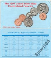 Лот: 5920665. Фото: 2. 1994 г. США Годовой набор (P-D... Монеты