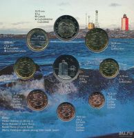 Лот: 9670838. Фото: 2. Финляндия 2007 Набор евро монет... Монеты