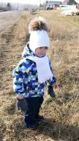 Лот: 3365640. Фото: 5. Новый меховой помпон 18 см белый...
