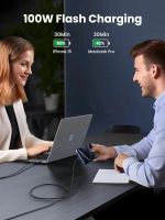 Лот: 25529852. Фото: 3. Кабель UGREEN L512 (45063) USB-C... Компьютеры, оргтехника, канцтовары