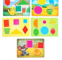 Лот: 8498766. Фото: 2. Игра-конструктор на липучках Геометрия. Игрушки