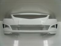 Лот: 13900939. Фото: 3. Бампер Hyundai solaris цвет белый... Авто, мото, водный транспорт