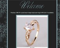 Лот: 3686373. Фото: 2. Кольцо женское Precious 18K GF... Ювелирные изделия, бижутерия, часы