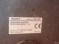 Лот: 9752163. Фото: 3. Динамики н.ч.Sony ss j70 последний... Красноярск