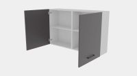 Лот: 23905679. Фото: 4. Навесной шкаф Grey, 120х31x75... Красноярск